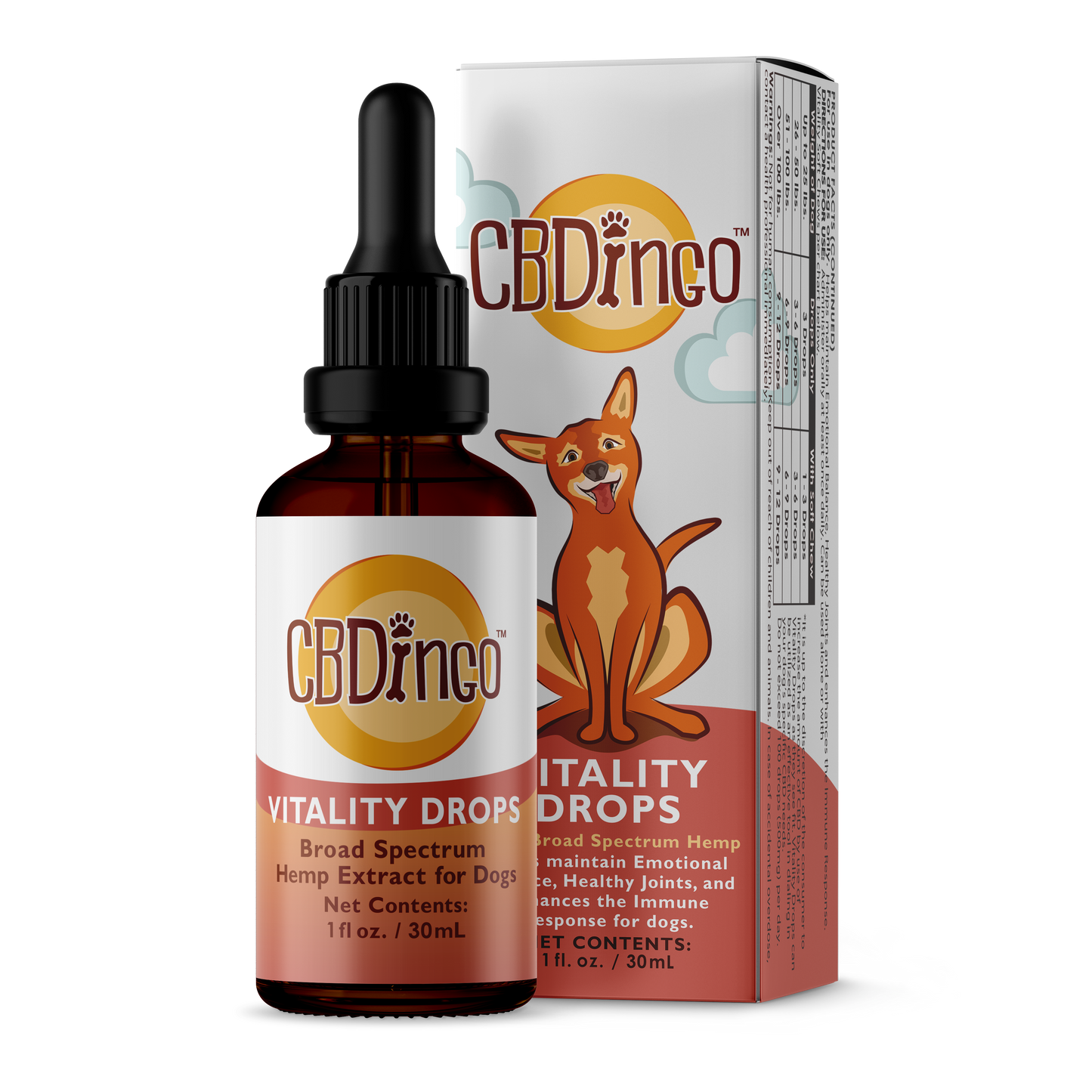 Vitality Drops for All Dogs 3,000mg CBD