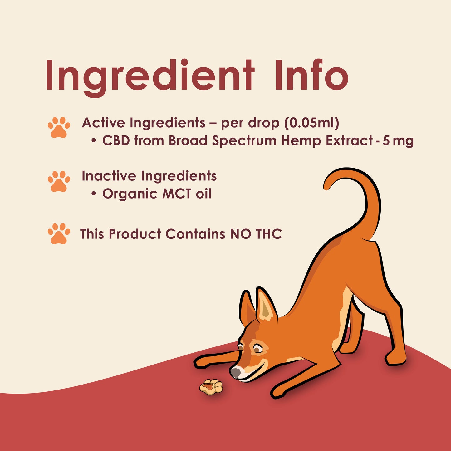 Vitality Drops for All Dogs 3,000mg CBD